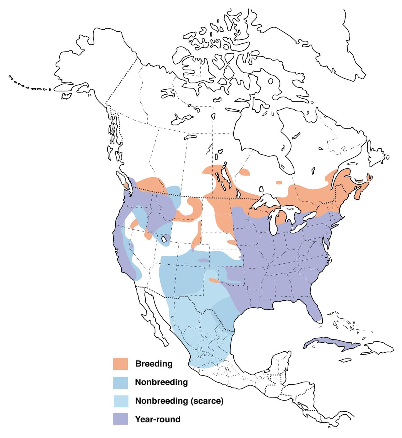 Wood Duck Range Map New