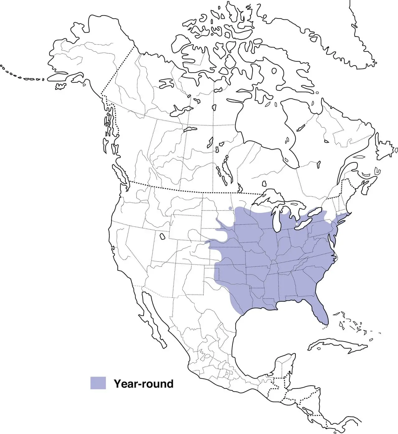 Red-Bellied Woodpecker Range Map: Red-Bellied Woodpecker Range Map: